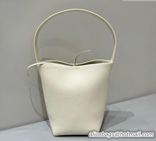 Affordable Price The Row Small N/S Park Tote Bag in Grained Leather 0802 White 2025