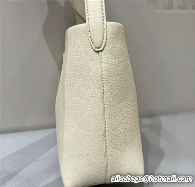 Affordable Price The Row Small N/S Park Tote Bag in Grained Leather 0802 White 2025