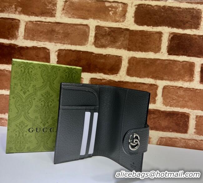 Good Quality Gucci Ophidia Passport Case 732755 Grey/Black 2023
