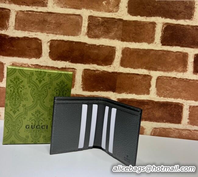 Discount Gucci Ophidia GG Canvas Bi-Fold Wallet 732016 Grey/Black 20233