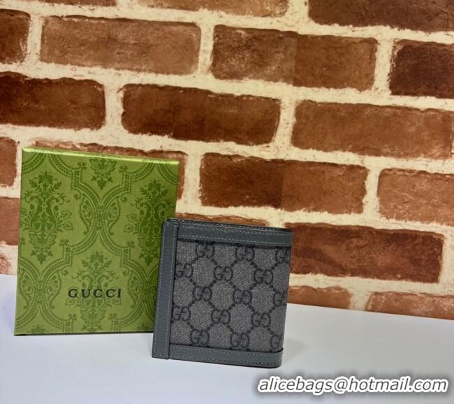 Discount Gucci Ophidia GG Canvas Bi-Fold Wallet 732016 Grey/Black 20233