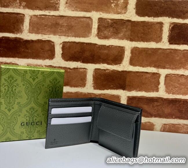 Market Sells Gucci Ophidia GG Canvas Bi-Fold Wallet 597609 Grey/Black 2023
