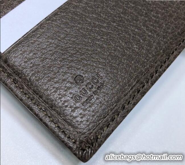 Buy New Cheap Gucci Ophidia GG Canvas Bi-Fold Wallet 597609 Beige/Brown 2023