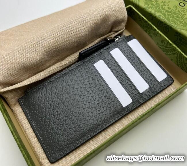 Best Price Gucci GG Marmont Pig-Like Leather Zip Card Case Wallet ‎722726 2023