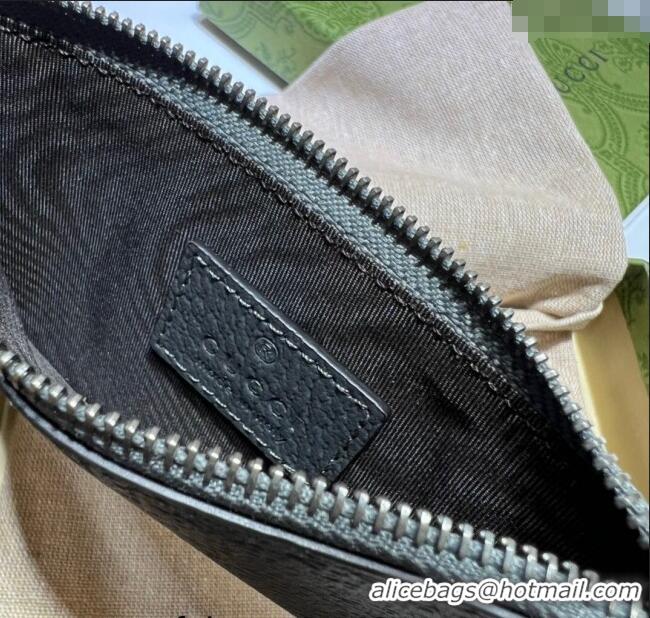 Best Price Gucci GG Marmont Pig-Like Leather Zip Card Case Wallet ‎722726 2023