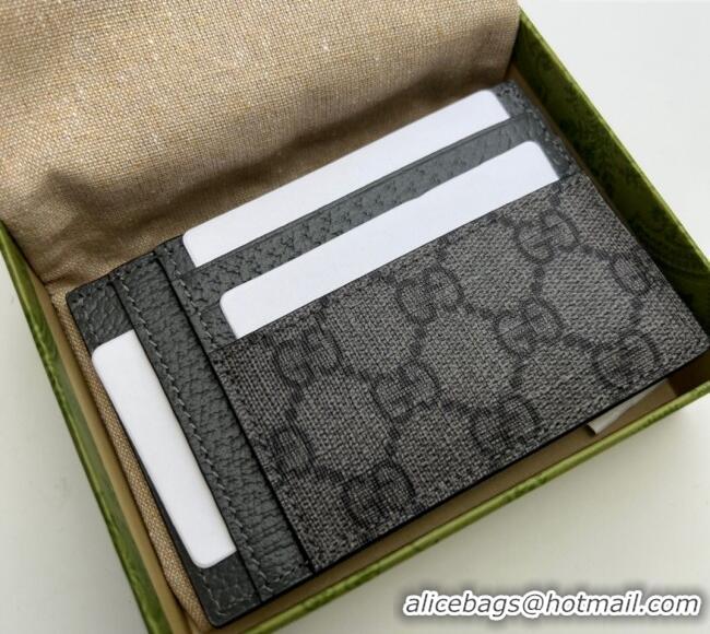 New Cheap Gucci Ophidia Card Case 732018 Grey 2023