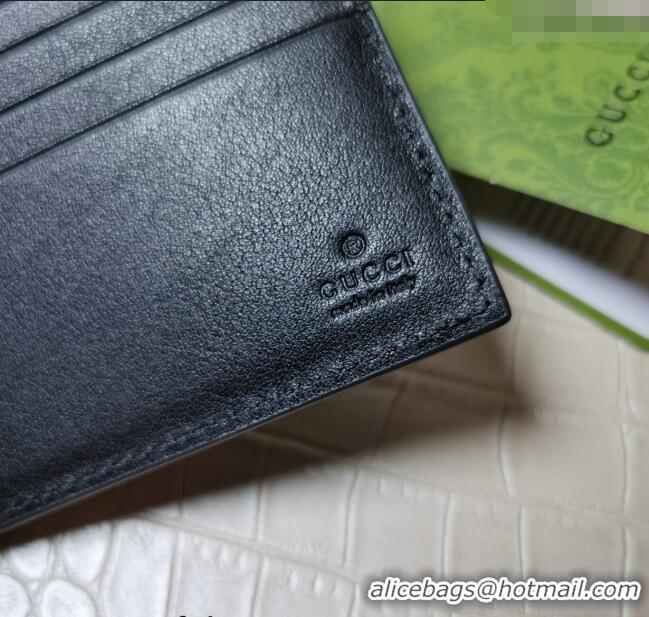 Cheapest Gucci Kingsnake Print GG Supreme Canvas Wallet 451268 Black 2023