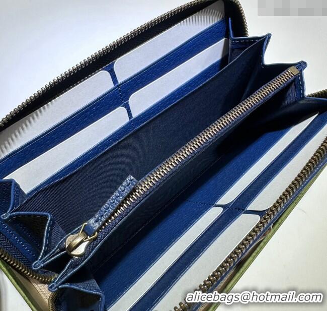 Original Cheap Gucci Diana Jumbo GG Leather Wallet 658634 Blue 2023
