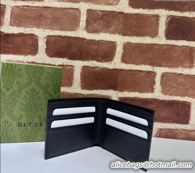 Wholesale Discount Gucci Jumbo GG Leather Wallet in Leather 739475 Black 2023