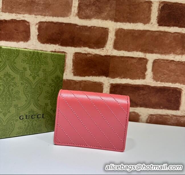 Low Cost Gucci Blondie Leather Zip-Around Wallet 760317 Pink 2023