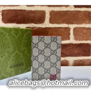 Super Quality Gucci Long Card Case with GG Detail 768249 Red Leather 2023