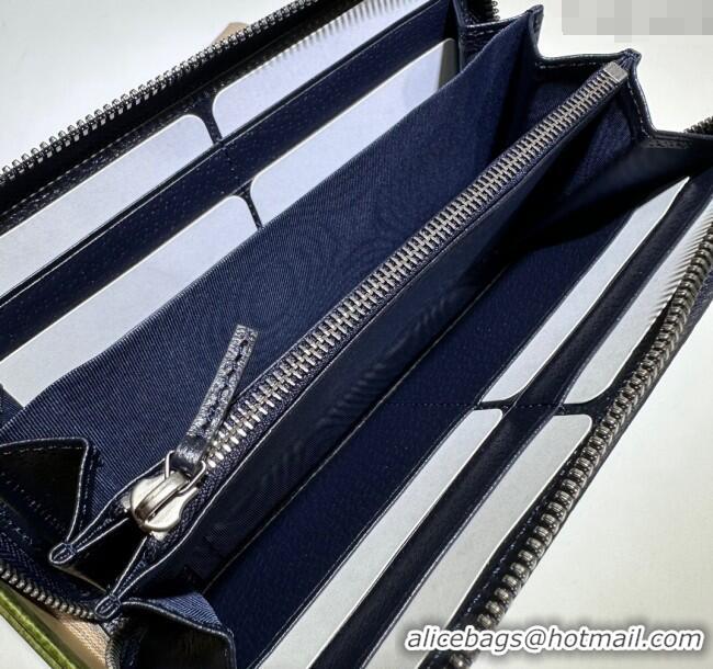 Good Product Gucci Ophidia Zip Around Wallet ‎706844 Dark Blue 2023