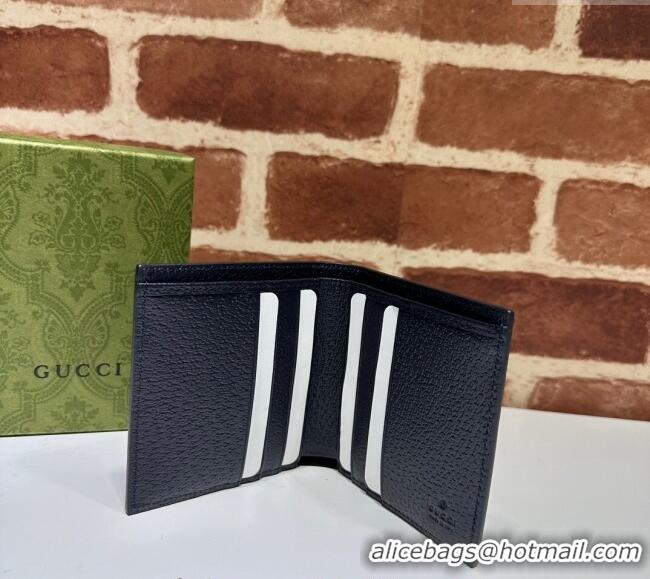 Grade Design Gucci Ophidia GG Canvas Bi-Fold Wallet 732016 Dark Blue 2023