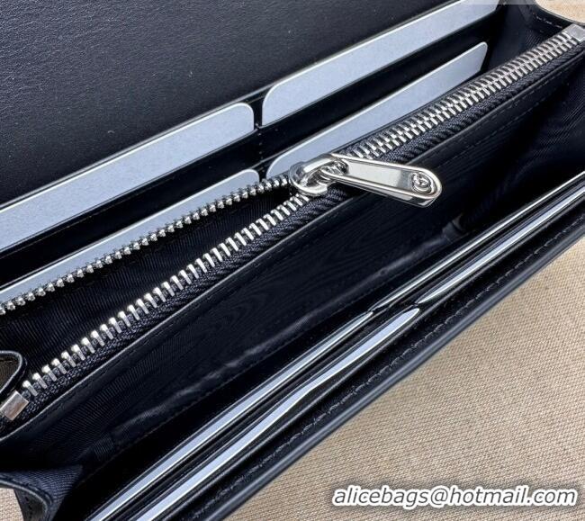 Promotional Gucci Petite GG Leather Continental Wallet 762167 Black 2023