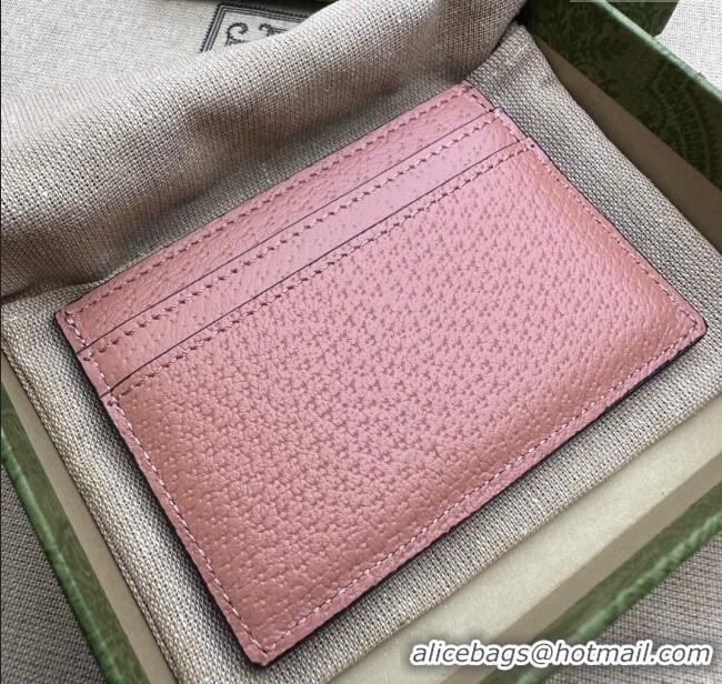 Trendy Design Gucci GG Web Canvas Ophidia Card Case ‎523159 Pink 2024