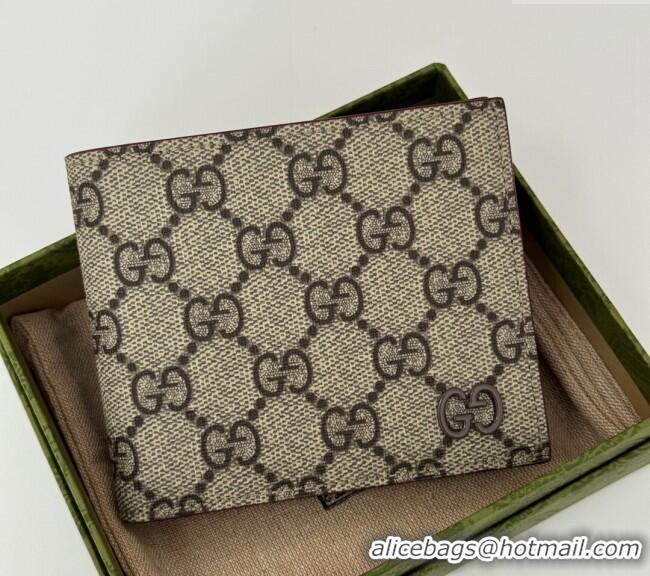 Unique Grade Gucci Wallet with GG Detail ‎768243 Burgundy 2024