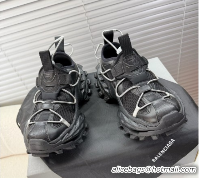 Best Grade Balenciaga Hike Sneakers in Mesh Black 0604055