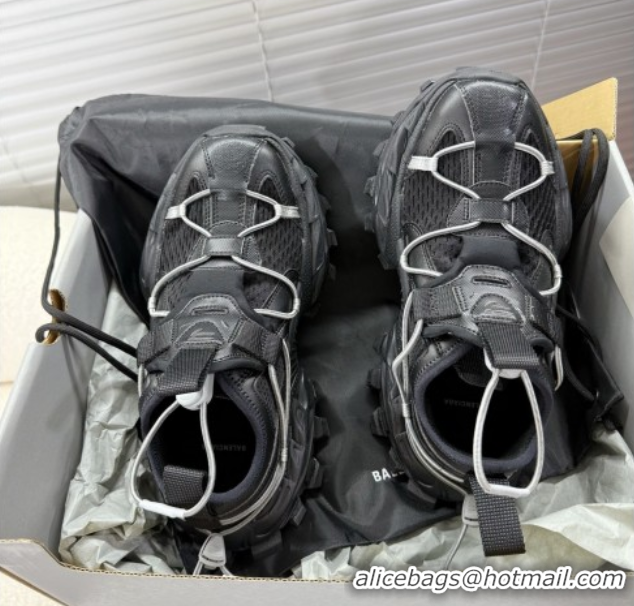 Best Grade Balenciaga Hike Sneakers in Mesh Black 0604055