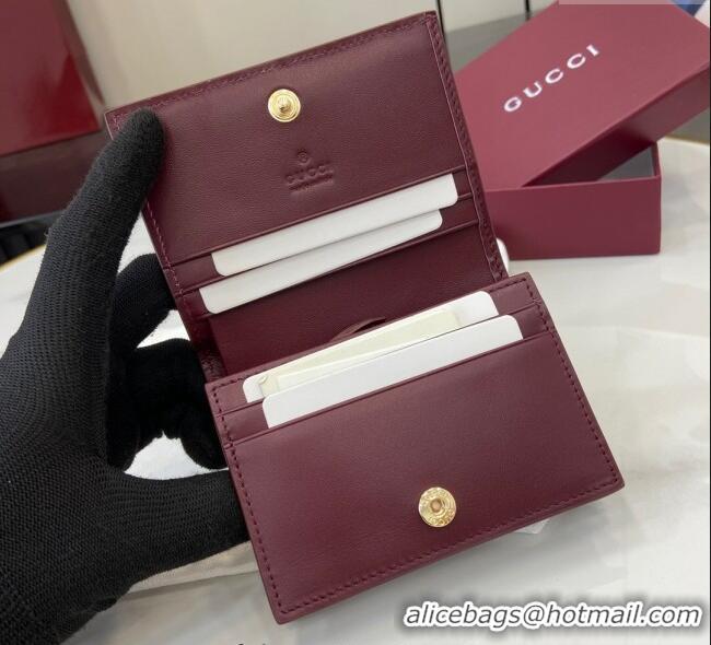 Promotional Gucci GG Canvas Mini Compact Wallet with Panda Detail 818767 2025