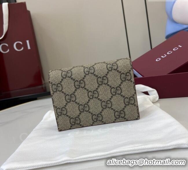 Promotional Gucci GG Canvas Mini Compact Wallet with Panda Detail 818767 2025