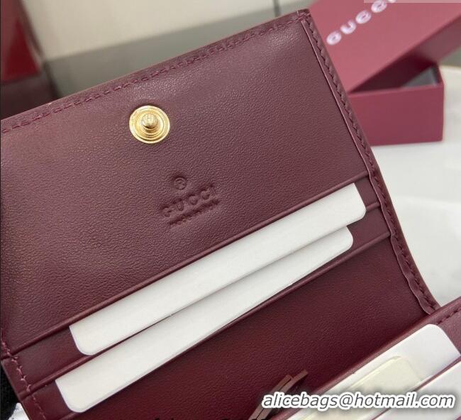 Promotional Gucci GG Canvas Mini Compact Wallet with Panda Detail 818767 2025