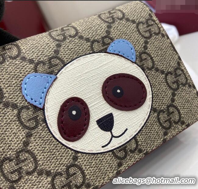 Promotional Gucci GG Canvas Mini Compact Wallet with Panda Detail 818767 2025