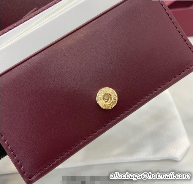 Well Crafted Gucci GG Canvas Mini Compact Wallet with Owl Detail 818767 2025
