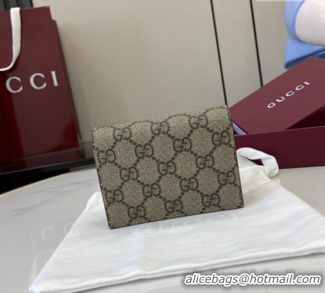 Well Crafted Gucci GG Canvas Mini Compact Wallet with Owl Detail 818767 2025