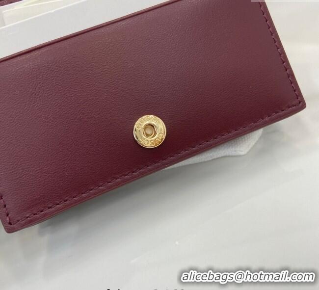 New Fashion Gucci GG Canvas Mini Compact Wallet with Dog Detail 818767 2025