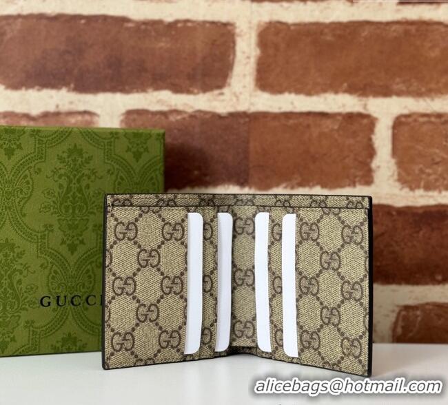 Traditional Specials Gucci Mens Bi-fold Embossed Wallet 818949 Brown/Beige 2025