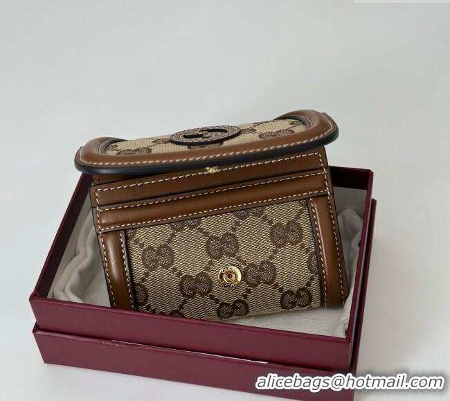 Famous Brand Gucci Blondie Wallet GG Canvas 818811 Brown 2025