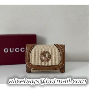 Big Discount Gucci Blondie Wallet Canvas/Leather 818811 Brown 2025