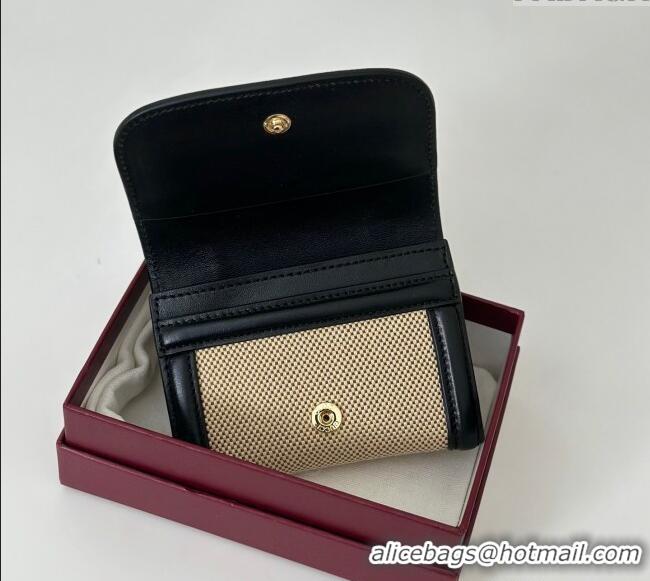 Popular Style Gucci Blondie Wallet Canvas With Leather 818811 Black 2025