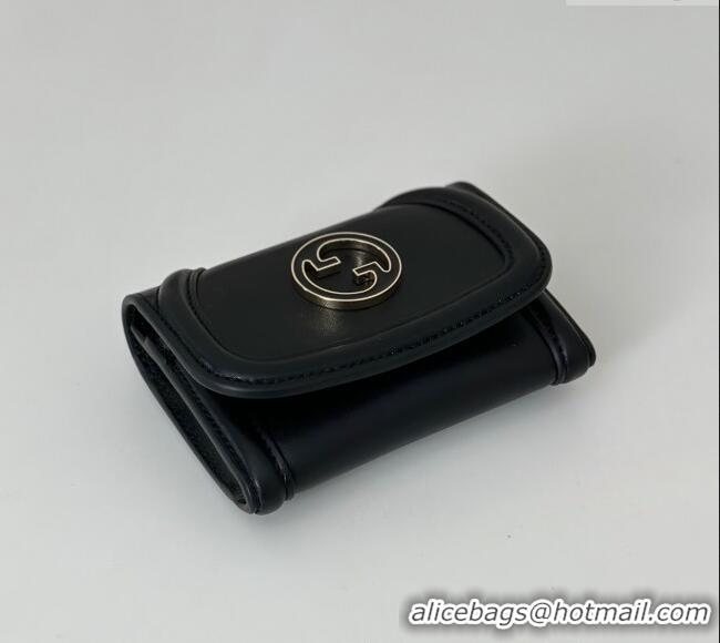 Top Grade Gucci Blondie Wallet in Leather 818811 Black 2025