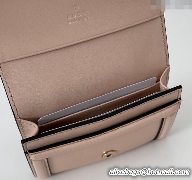 Free Shipping Discount Gucci Blondie Wallet in Leather 818811 Nude Pink 2025