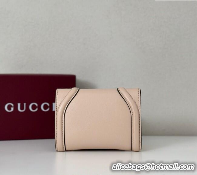 Free Shipping Discount Gucci Blondie Wallet in Leather 818811 Nude Pink 2025