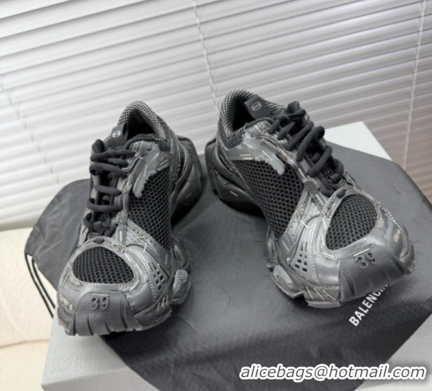 Grade Quality Balenciaga Stapler Sneakers in Mesh Black 0604060
