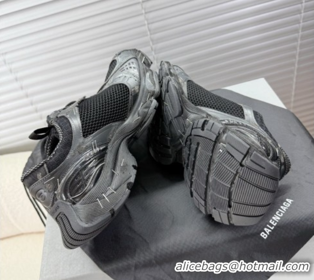 Grade Quality Balenciaga Stapler Sneakers in Mesh Black 0604060