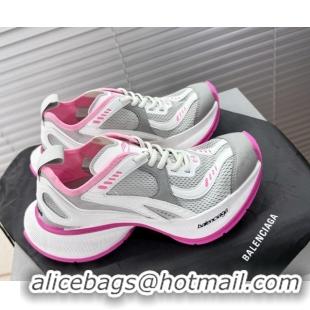 Top Grade Balenciaga Circuit Sneakers in Mesh Grey/Pink 0604062