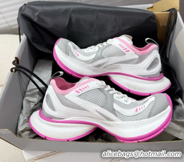 Top Grade Balenciaga Circuit Sneakers in Mesh Grey/Pink 0604062