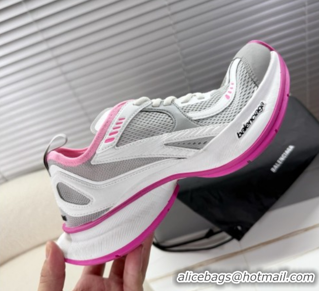 Top Grade Balenciaga Circuit Sneakers in Mesh Grey/Pink 0604062