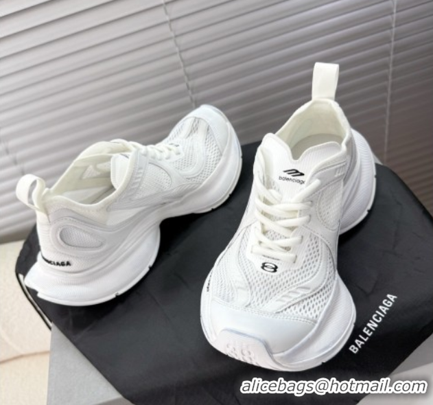 Best Price Balenciaga Circuit Sneakers in Mesh White Upper 0604063