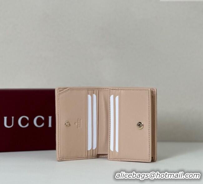 Stylish Cheap Gucci GG Marmont Leather Small Wallet 466492 Light Pink 2025