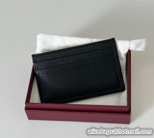 Top Quality Gucci Ophidia Leather Card Case Wallet 834795 Black 2025