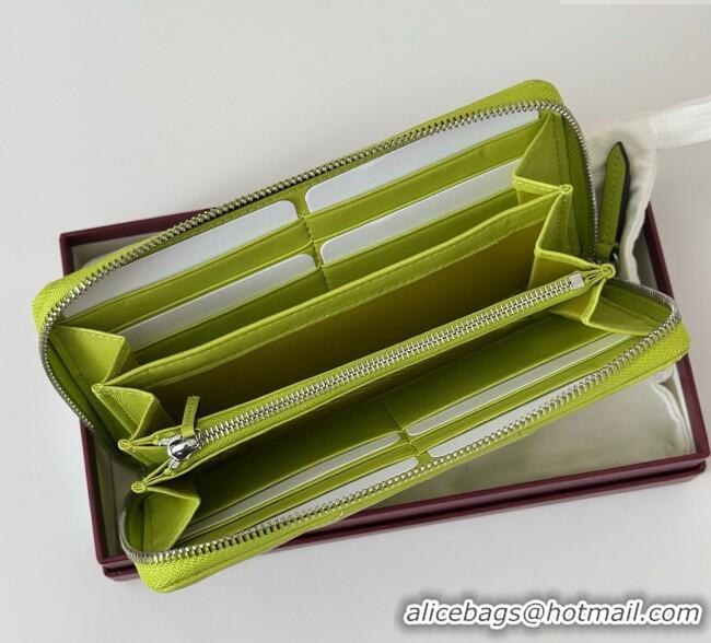 Spot Bulk Gucci GG Marmont Leather Zip Around Wallet 837758 Bright Green 2025
