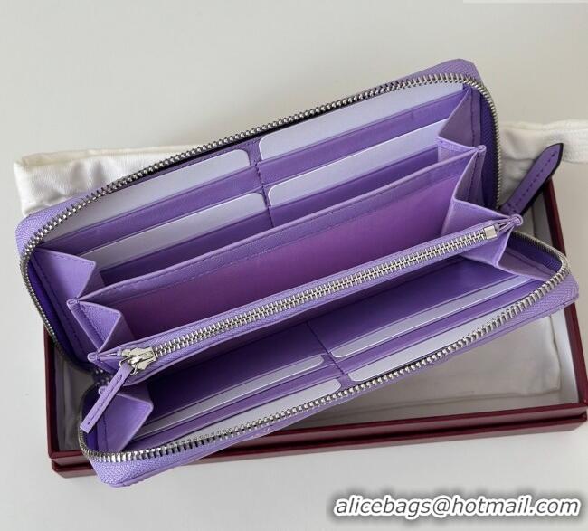 Classic Discount Gucci GG Marmont Leather Zip Around Wallet 837758 Purple 2025