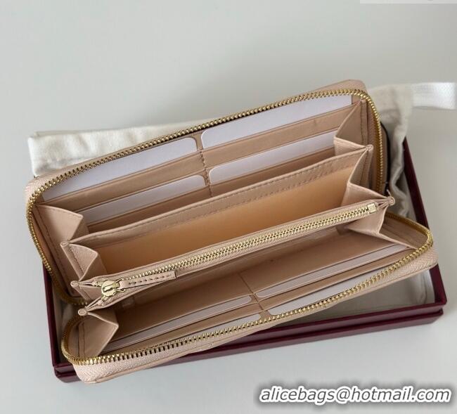 Inexpensive Gucci GG Marmont Leather Zip Around Wallet 837758 Light Pink 2025