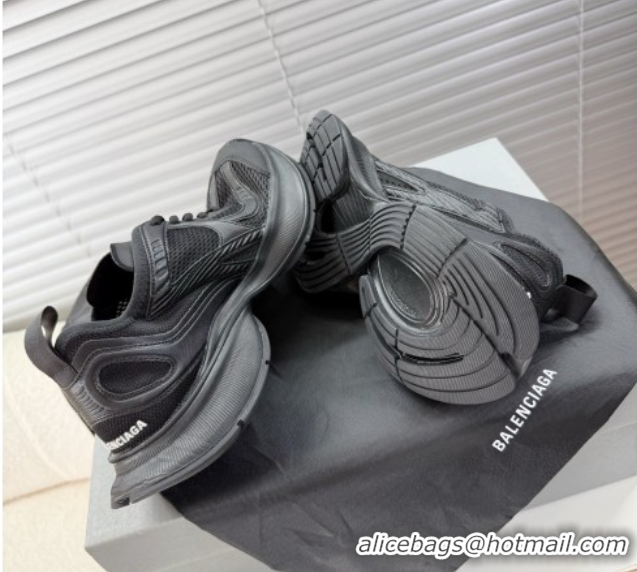 Shop Cheap Balenciaga Circuit Sneakers in Mesh Black 0604066