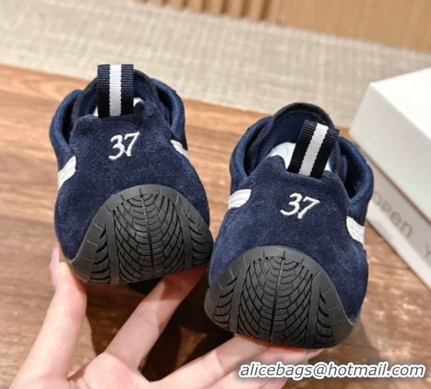 Good Looking Puma x Balenciaga Winter 25 Runway Sneakers in Suede Blue 0604068