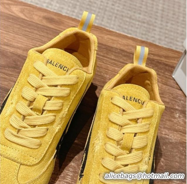 Popular Style Puma x Balenciaga Winter 25 Runway Sneakers in Suede Yellow 0604069